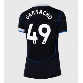 Billige Fotballdrakt Chelsea Alejandro Garnacho #49 Replika Tredjedrakt Dame 2025-26 Kortermet
